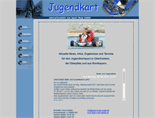 Tablet Screenshot of jugend-kart.de